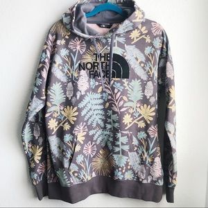 North Face Floral Hoodie 